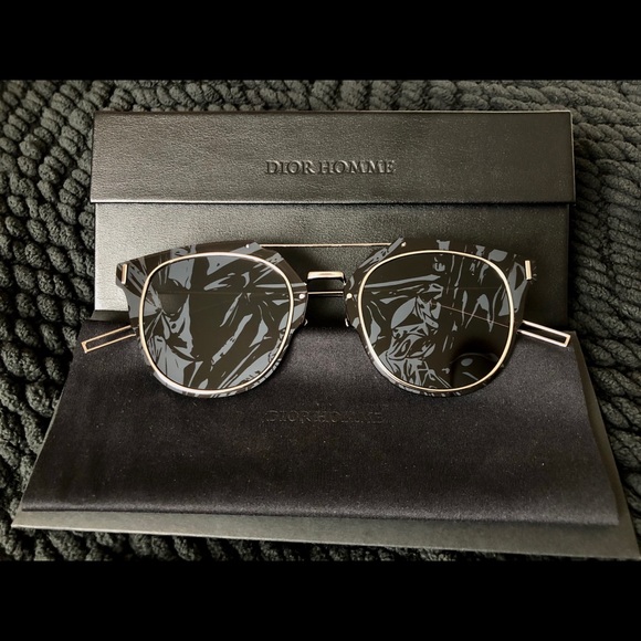 NEW DIOR HOMME COMPOSITE 1.0 MIRRORED SUNGLASSES - Picture 2 of 7